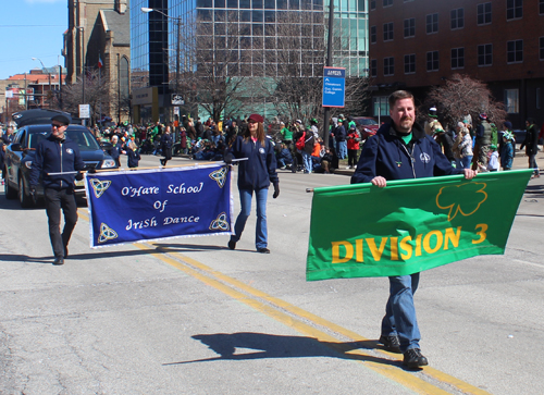 Division 3 banner of St Patrick's Day Parade